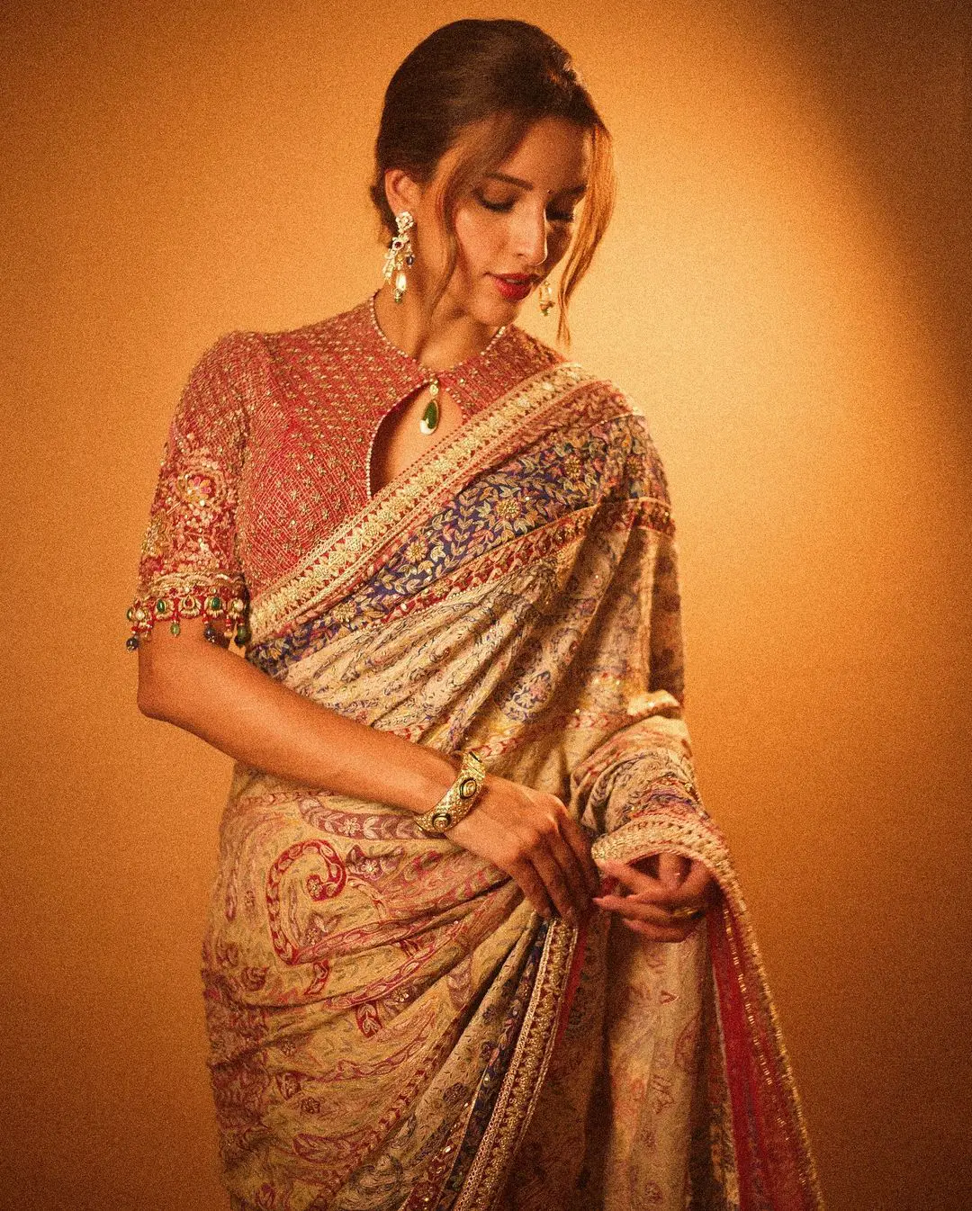 Bollywood Actress Triptii Dimri Photos in Saree