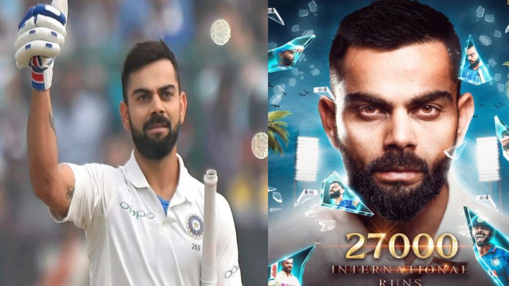 Virat Kohli Becomes The Fastest To Score 27000 Runs In International Cricket