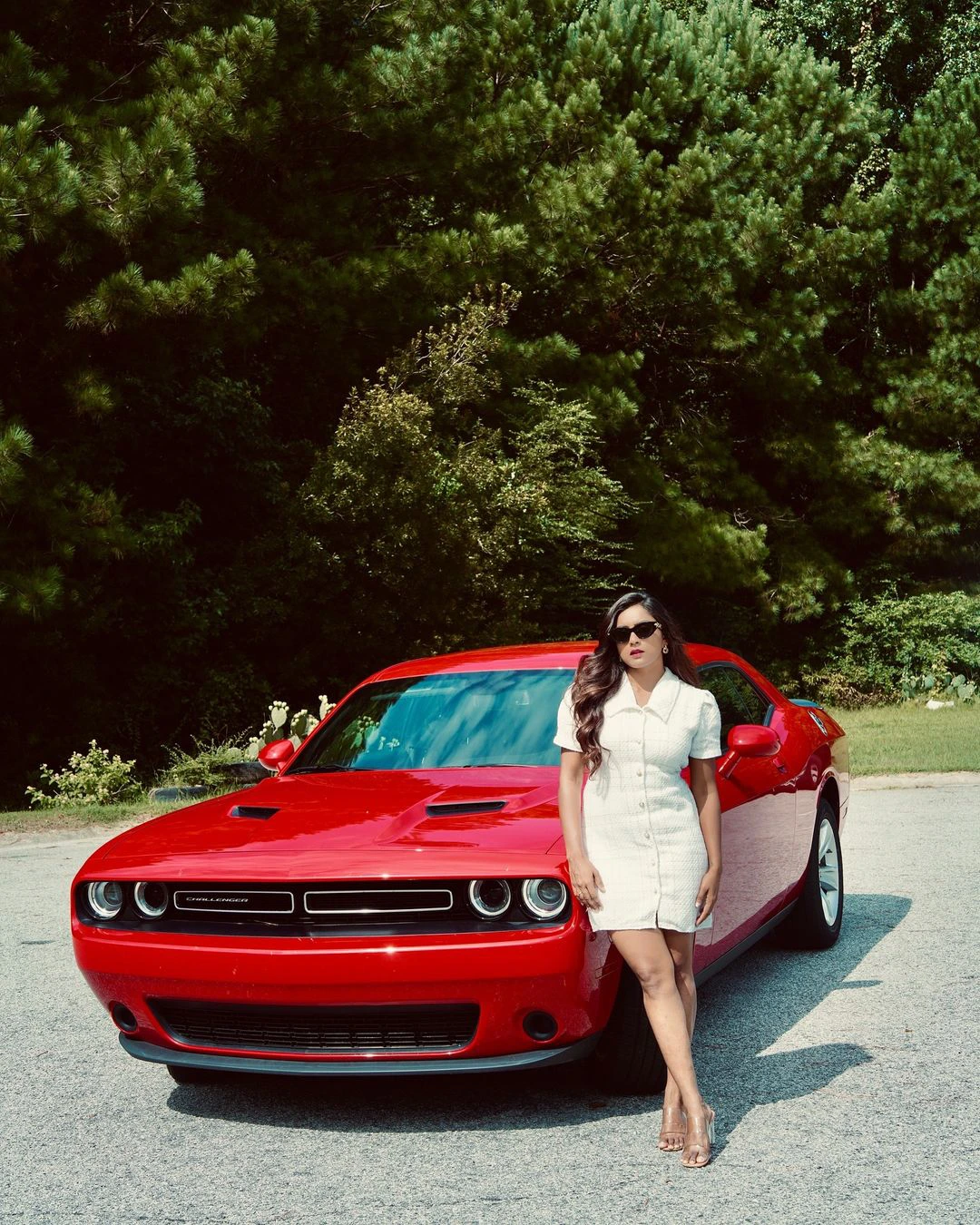 Vithika Sheru Stylish Poses with Car