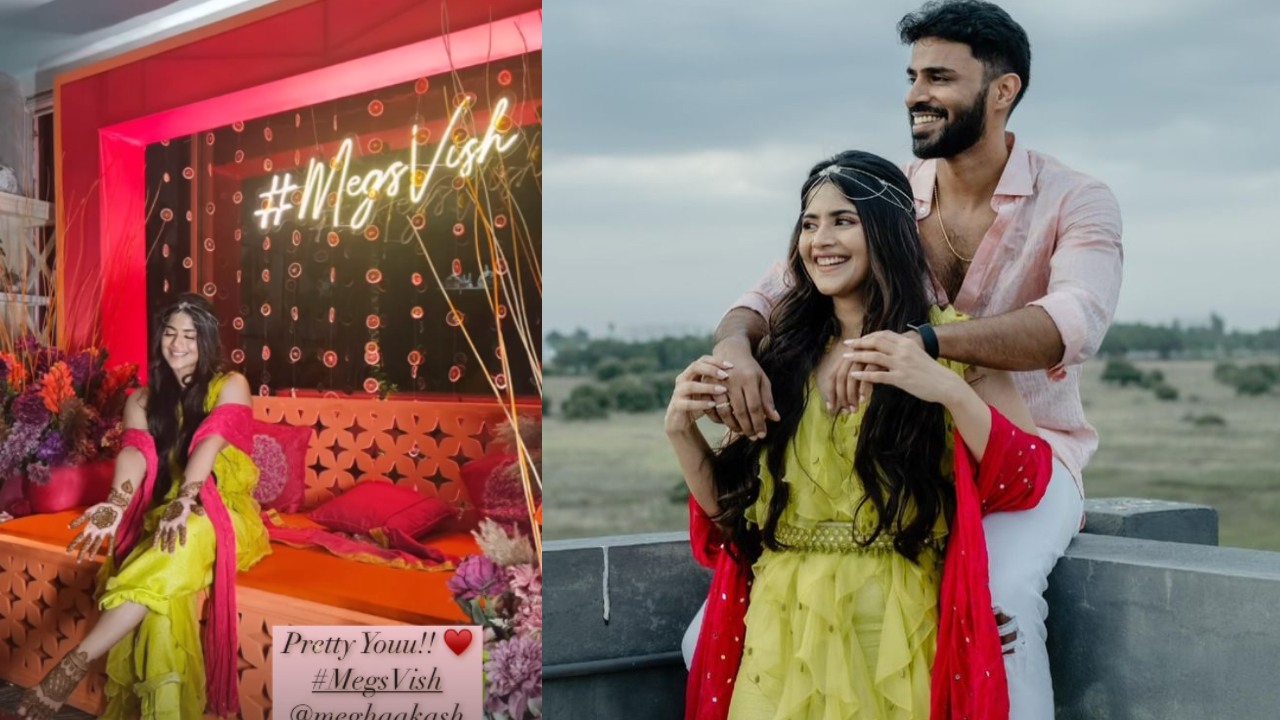 Megha Akash : పెళ్లి పనులు మొదలుపెట్టిన హీరోయిన్.. ఘనంగా మెహందీ వేడుక.. Megha Akash : పెళ్లి పనులు మొదలుపెట్టిన హీరోయిన్.. ఘనంగా మెహందీ వేడుక..
