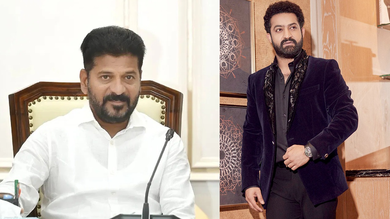 NTR – CM Revanth Reddy : సీఎం రేవంత్ రెడ్డికి స్పెషల్ థ్యాంక్స్ చెప్పిన ఎన్టీఆర్.. దేవర కోసం.. NTR – CM Revanth Reddy : సీఎం రేవంత్ రెడ్డికి స్పెషల్ థ్యాంక్స్ చెప్పిన ఎన్టీఆర్.. దేవర కోసం..
