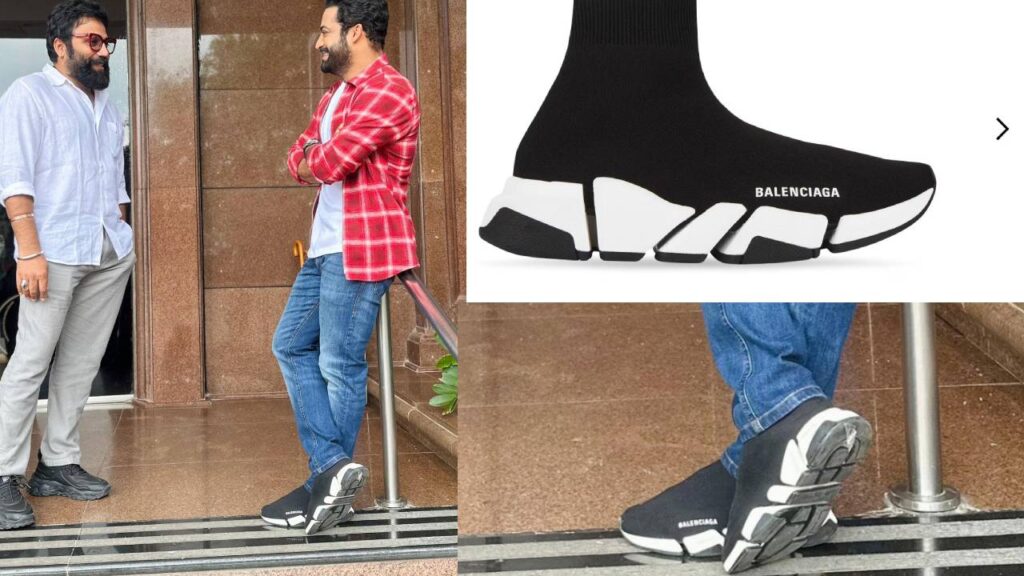 NTR Wears Stylish Shoes in Mumbai Shoes Cost Goes Viral