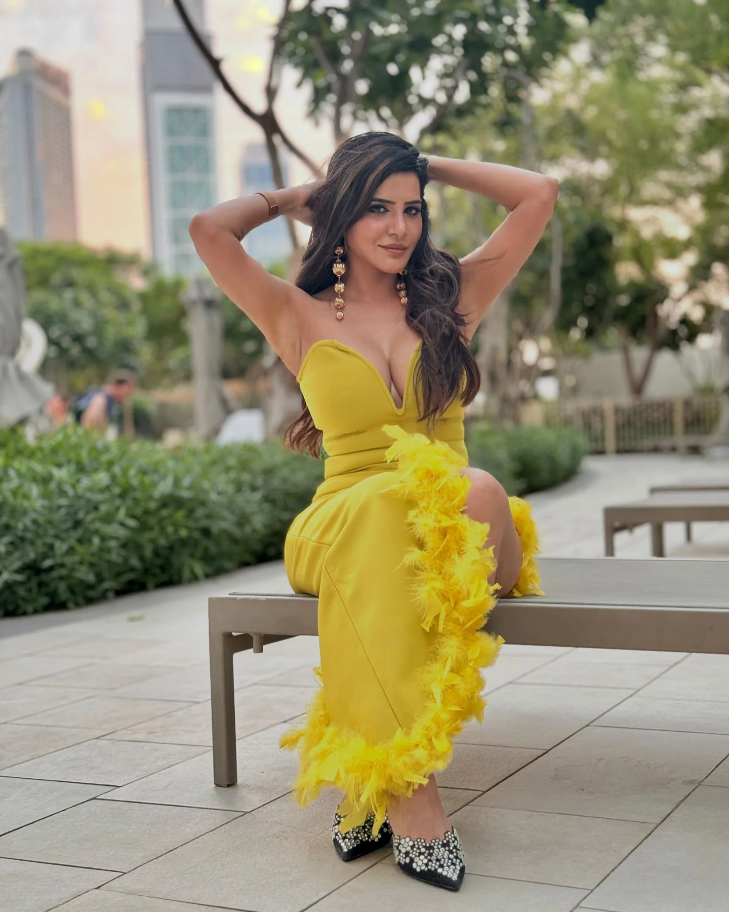 Aashu Reddy Pretty looks in Modern Dress