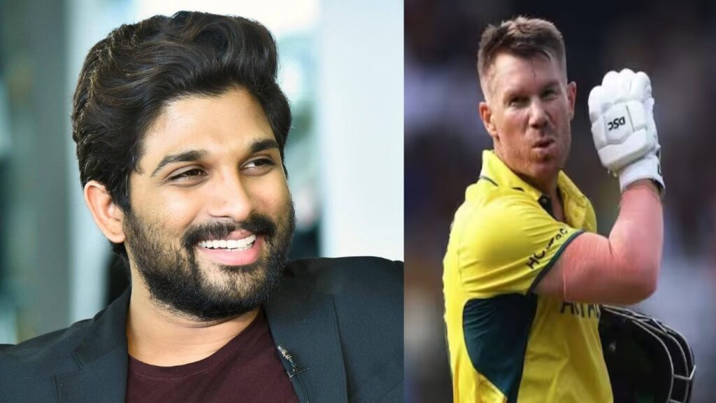 Allu Arjun wishes to David Warner on his Birthday