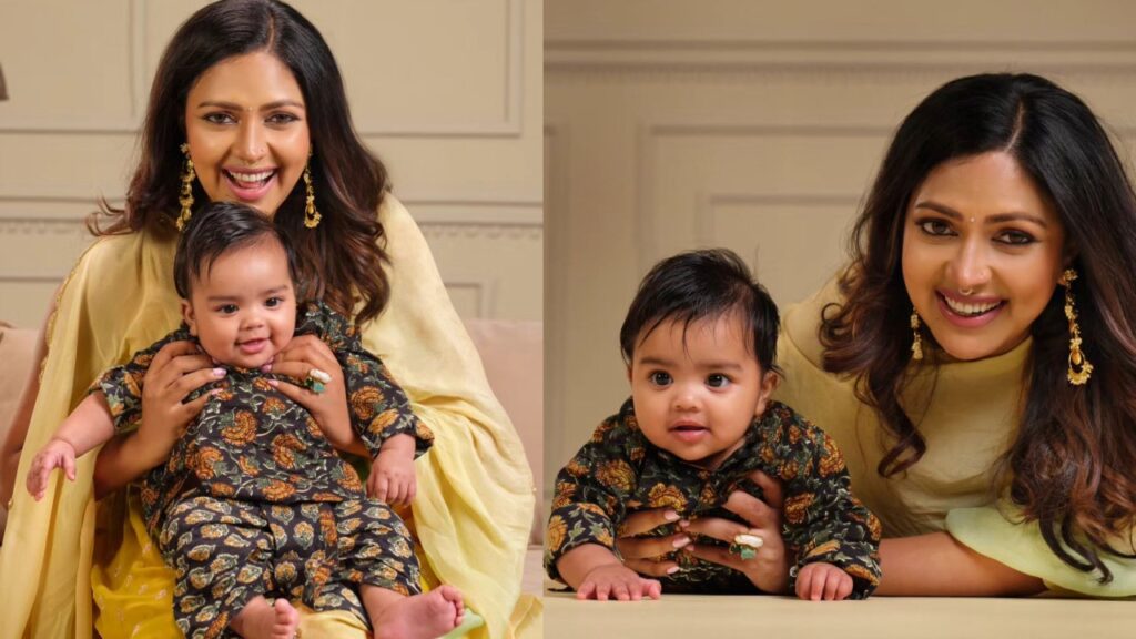 Amala Paul Shares Cute Photos with her Son Ilai Photos goes Viral