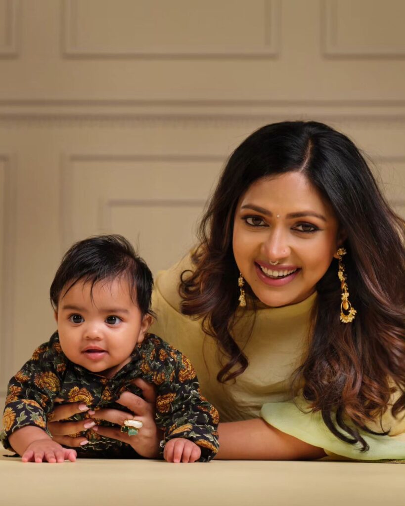 Amala Paul Shares Cute Photos with her Son Ilai Photos goes Viral 