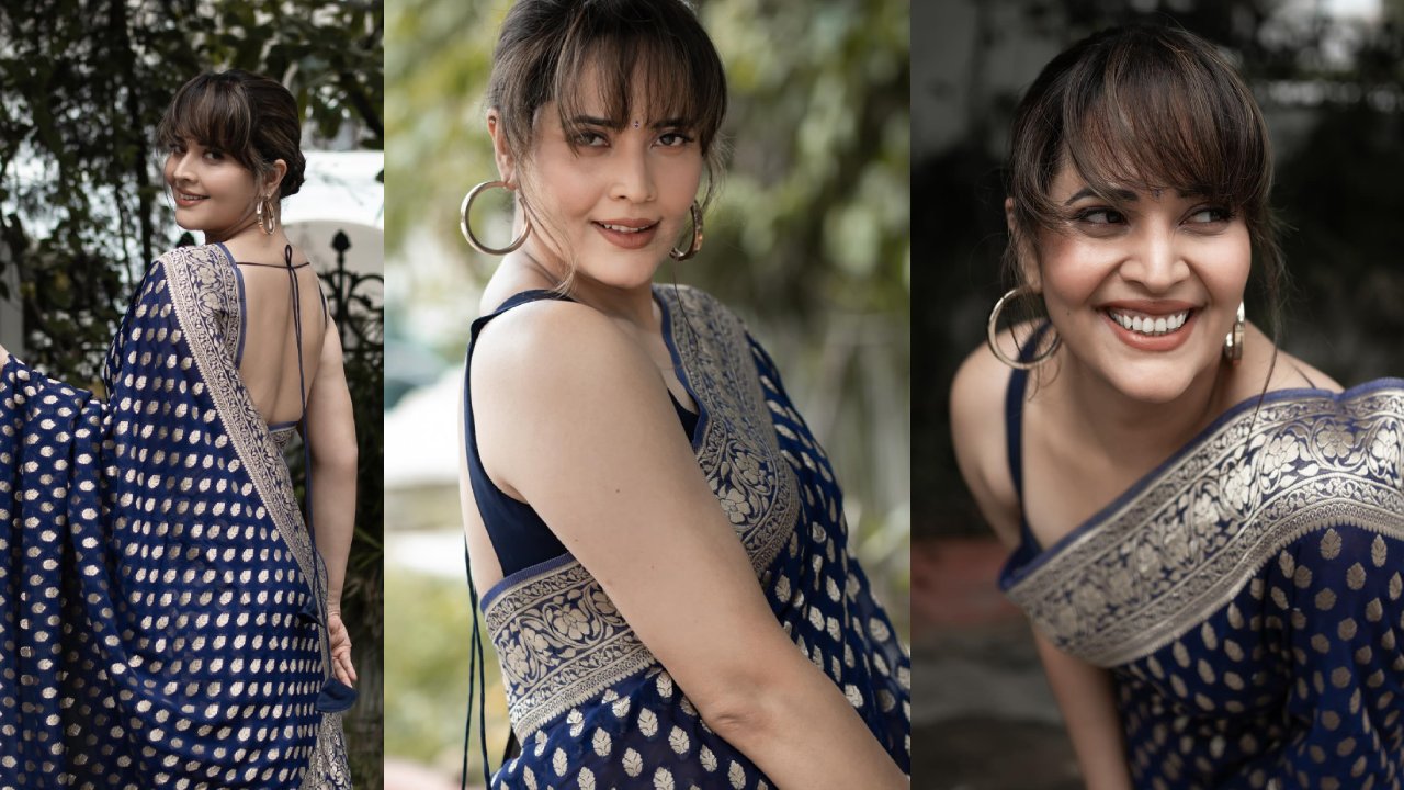Anasuya Bharadwaj : చీరకట్టులో.. క్యూట్ హెయిర్ స్టైల్‌తో.. అనసూయ ఫొటోలు వైరల్..