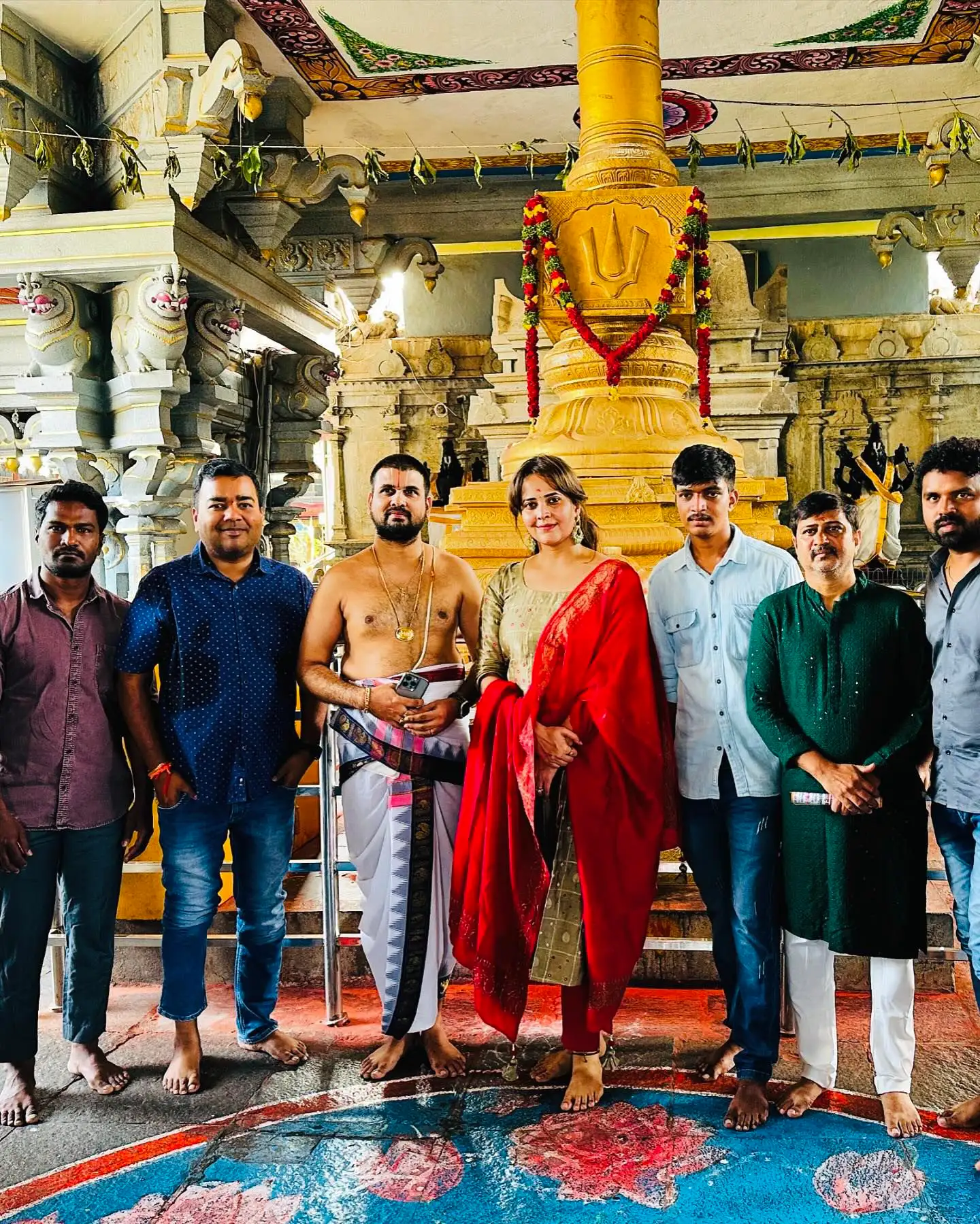 Anasuya Bharadwaj Visited Bhadrachalam Sri Rama Temple