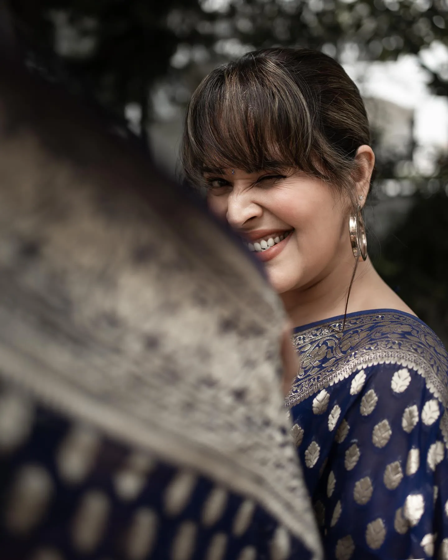 Anasuya Bharadwaj Cute Looks in Saree