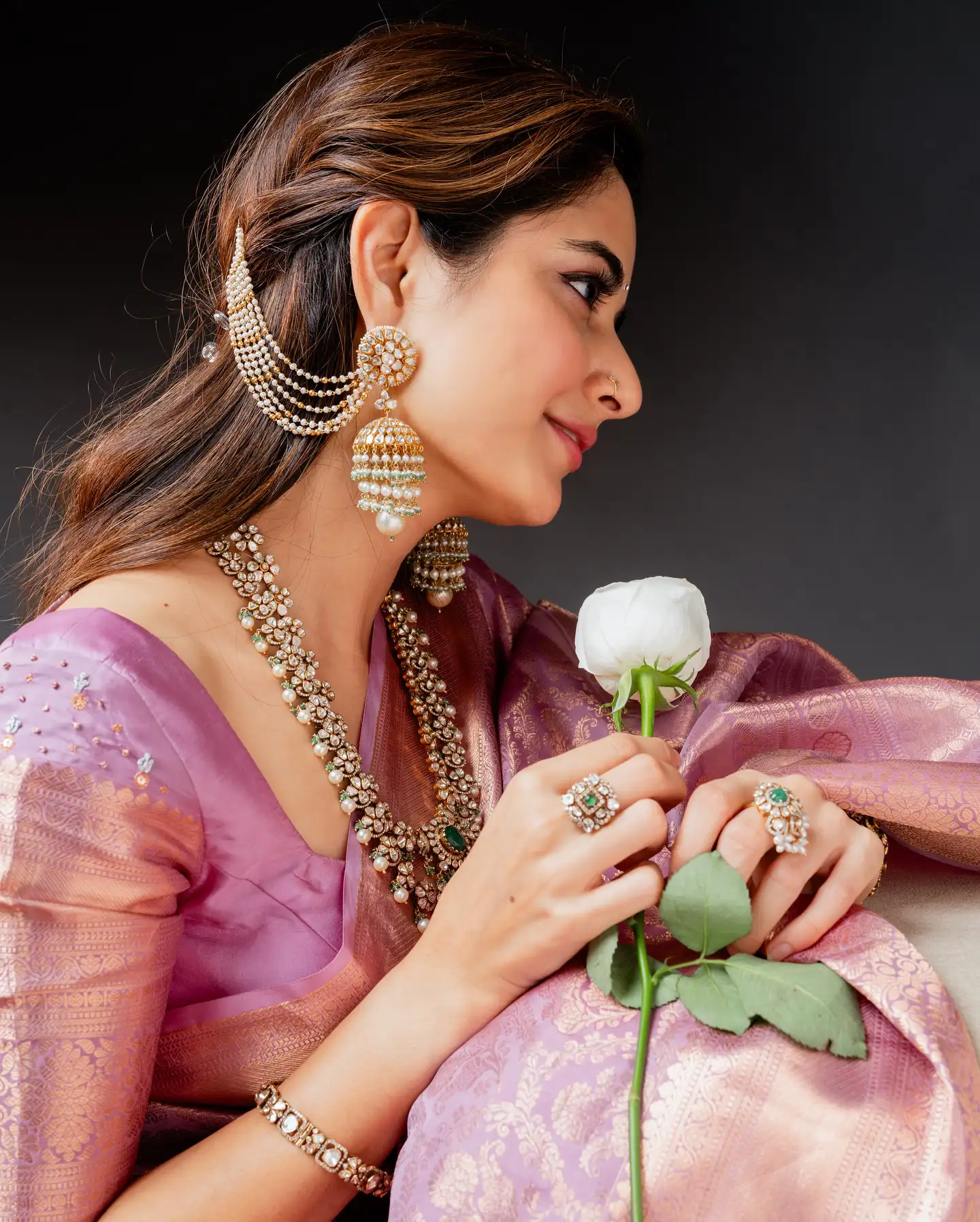 Ashika Ranganath Shines in Silk Saree