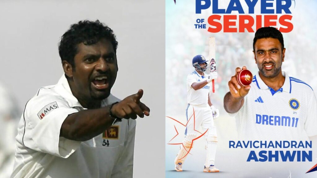 Ashwin equals Muttiah Muralitharan world record