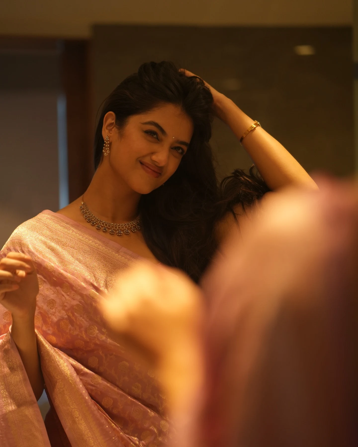 Bhagyashri Borse Awesome Looks in Saree