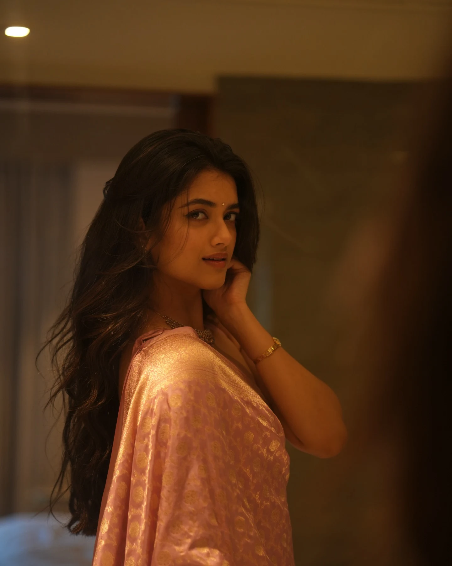 Bhagyashri Borse Awesome Looks in Saree