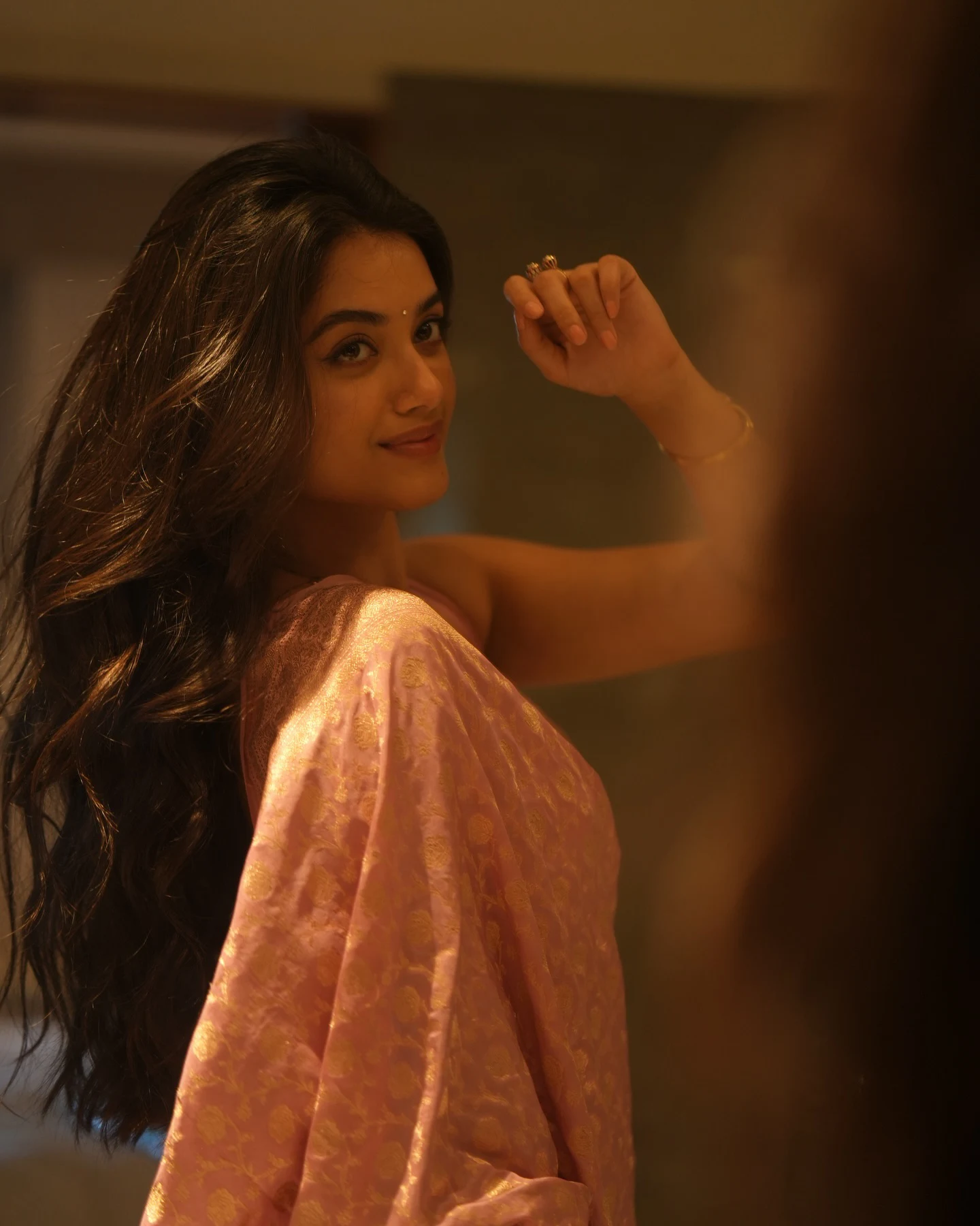 Bhagyashri Borse Awesome Looks in Saree