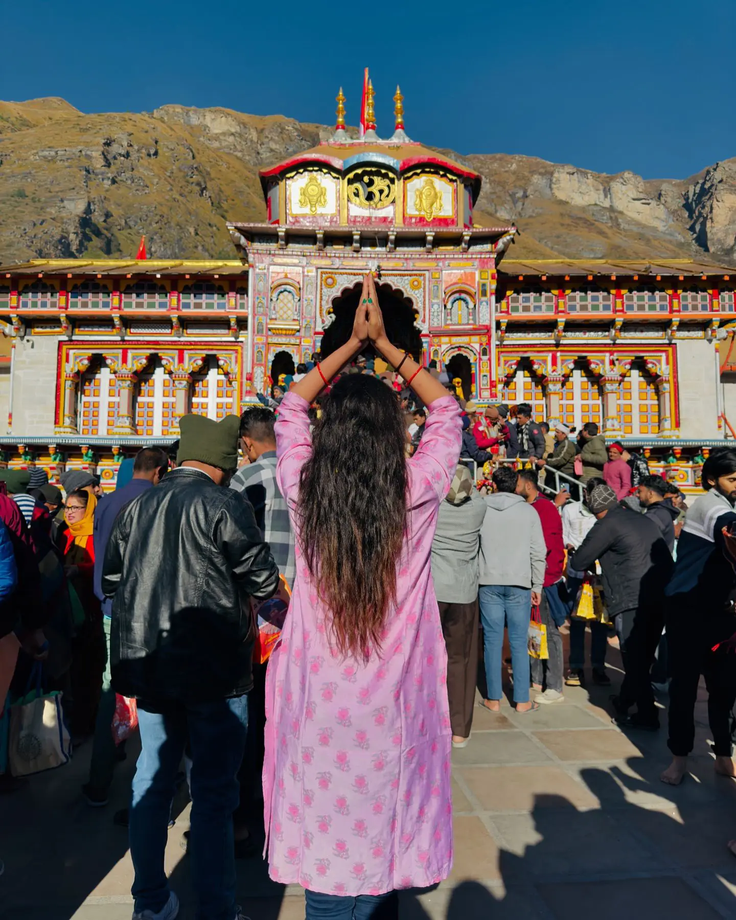 Actress Bhanu Sri Visits kedarnath Badrinath Temples