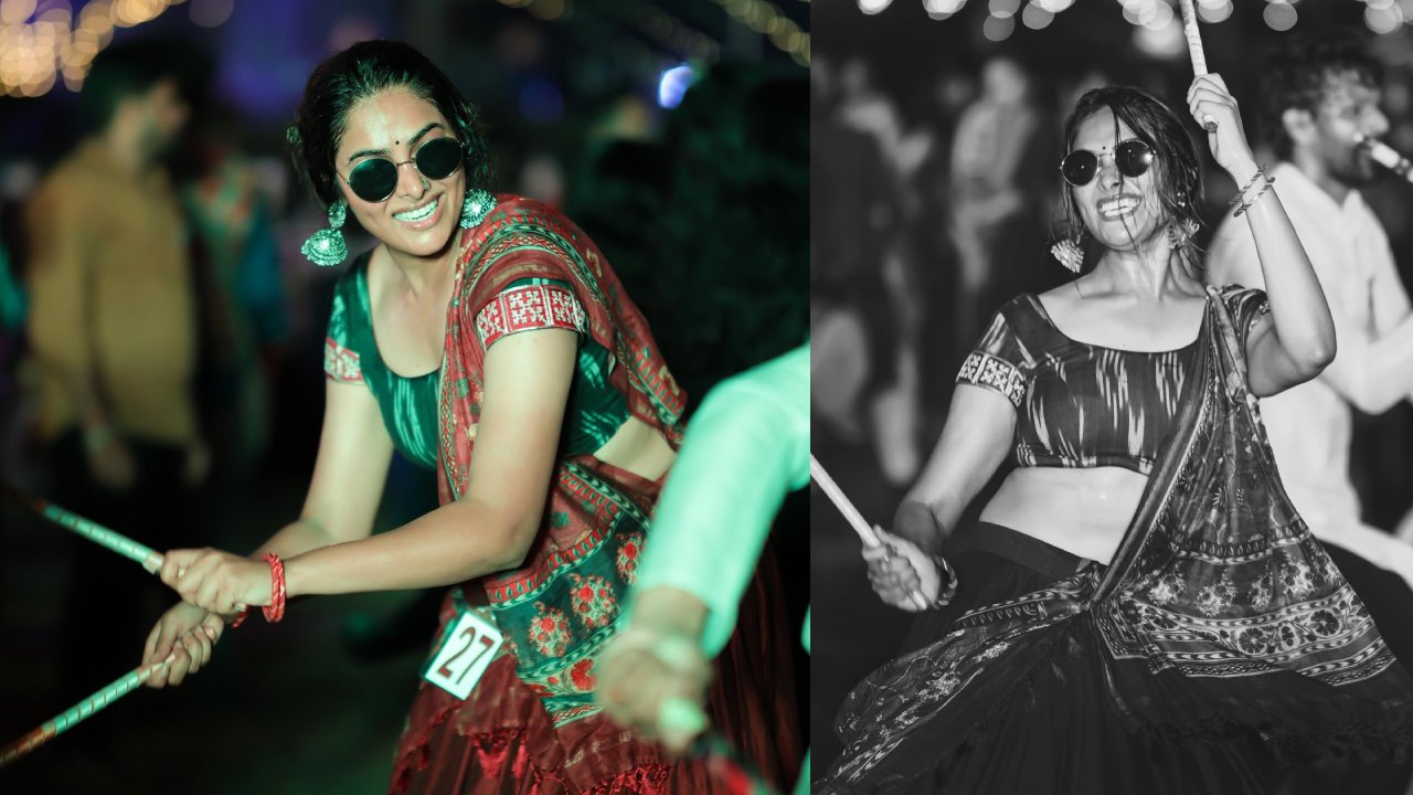 Actress Divi : దసరా స్పెషల్.. దాండియాతో అదరగొడుతున్న దివి.. ఫొటోలు వైరల్..