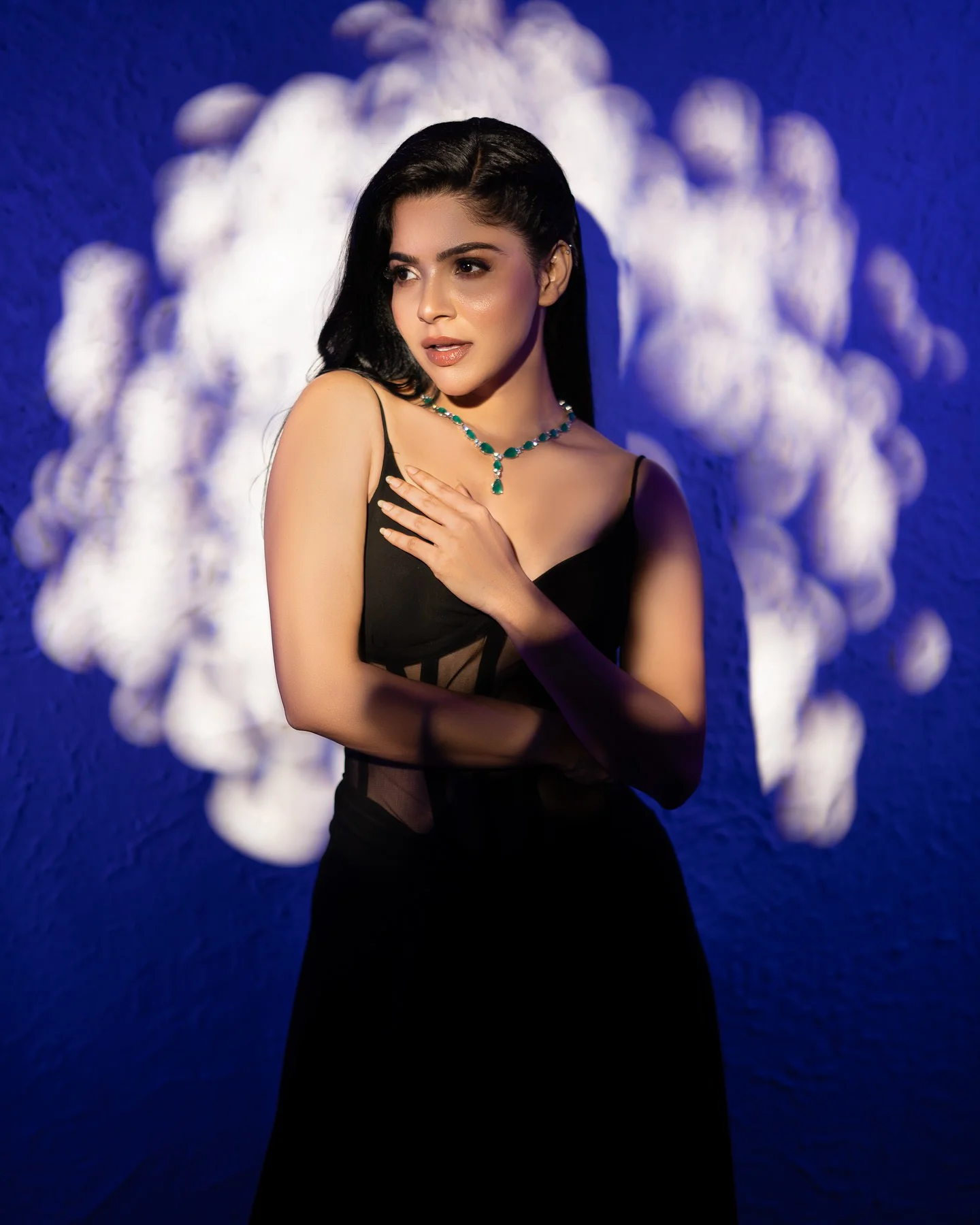 Divyabharathi Sizzling Photos in Modern Black Dress