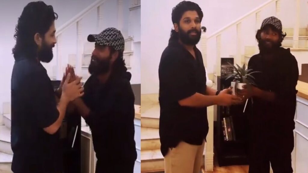 Fan came from uttar pradesh by cycling 1600 kms to meet Allu Arjun