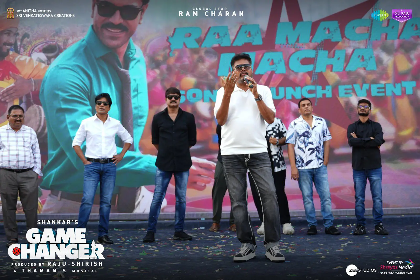 Ram Charan Game Changer Song Launch Event