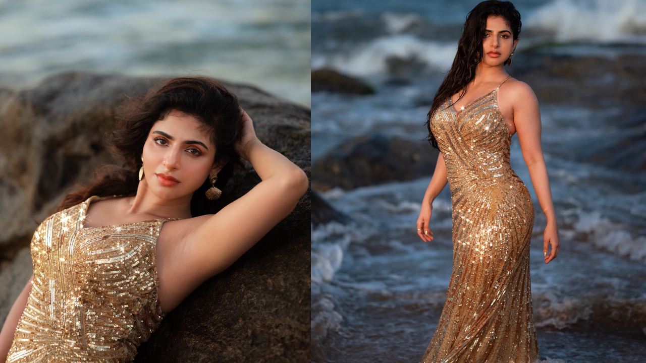 Iswarya Menon : సముద్రం వద్ద బంగారంలా మెరిసిపోతున్న ఐశ్వర్య మీనన్..