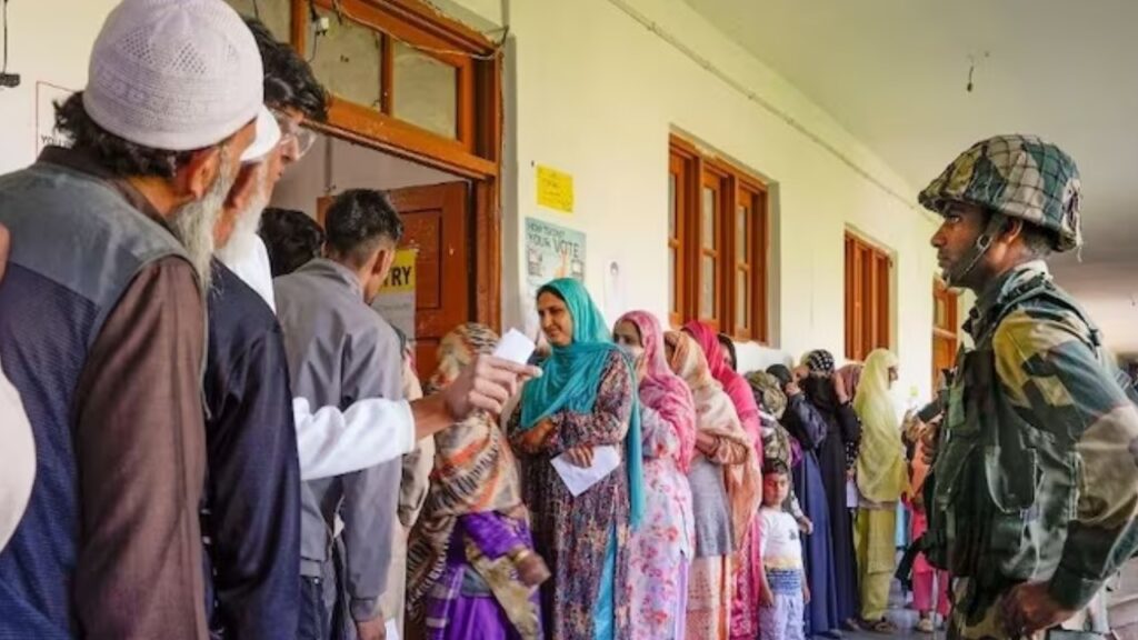 Jammu and Kashmir 2024 assembly election 11.60 percentage votes polled till 9 am