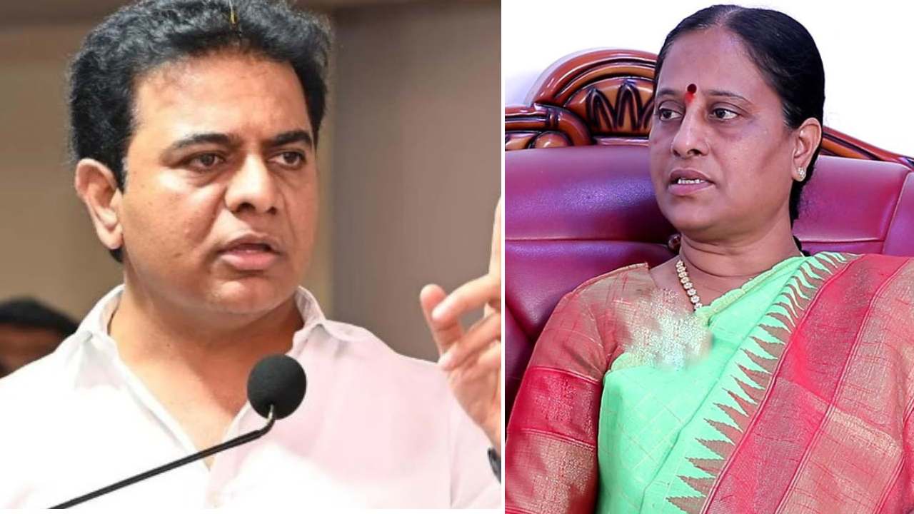KTR : మంత్రి కొండా సురేఖపై పరువు నష్టం దావా కేసు.. ట్విటర్లో కేటీఆర్ కీలక వ్యాఖ్యలు KTR : మంత్రి కొండా సురేఖపై పరువు నష్టం దావా కేసు.. ట్విటర్లో కేటీఆర్ కీలక వ్యాఖ్యలు