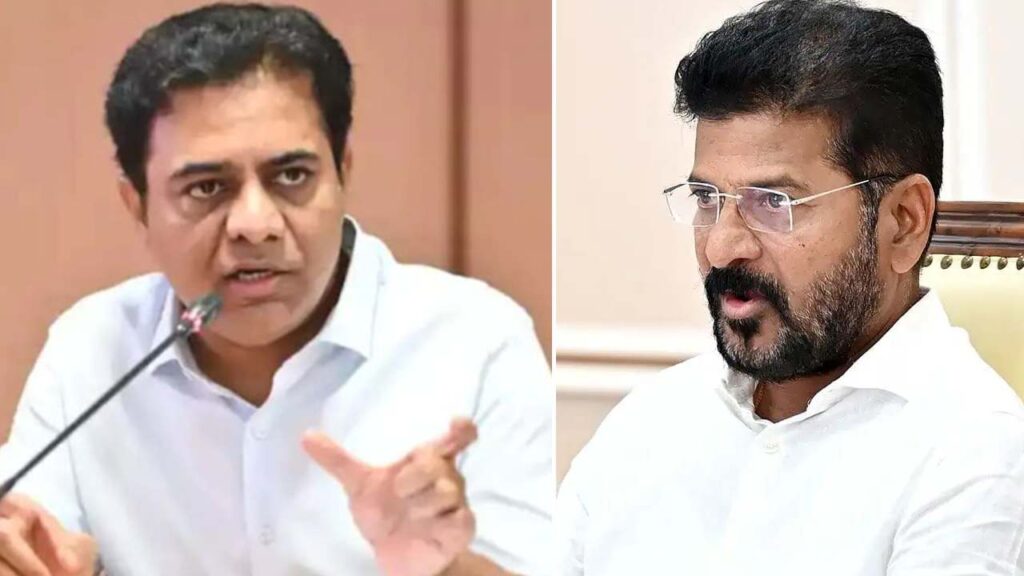 KTR and Revanth Reddy