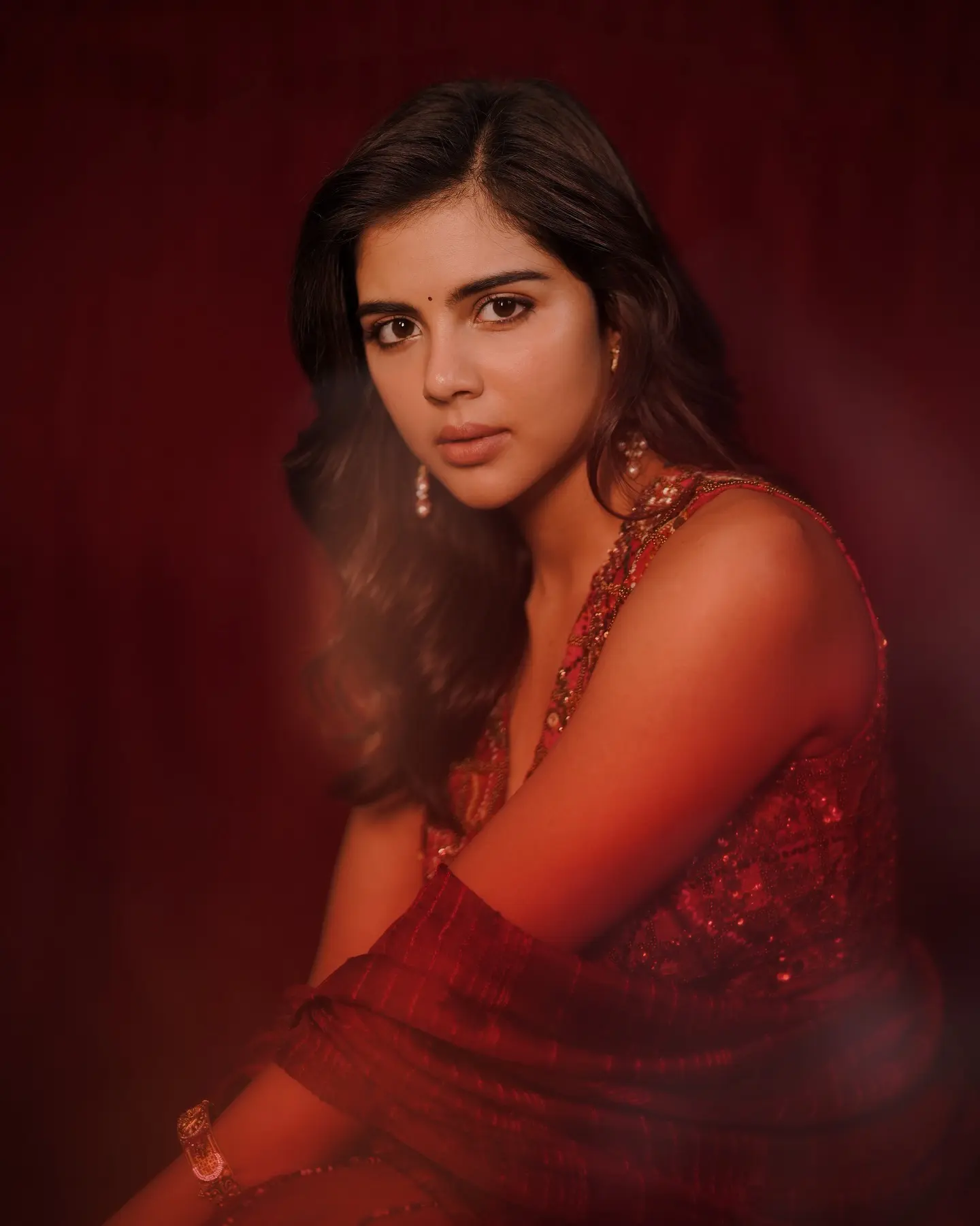 Kalyani Priyadarshan Cute Looks in Traditional Attire