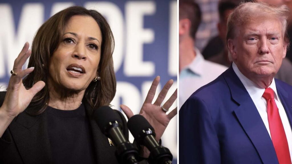 Kamala Harris and Donald Trump