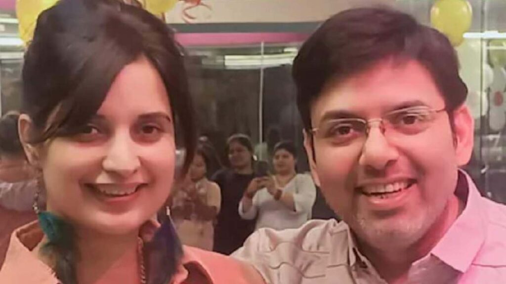 Rajeev Kumar Dubey and his wife Rashmi Dubey
