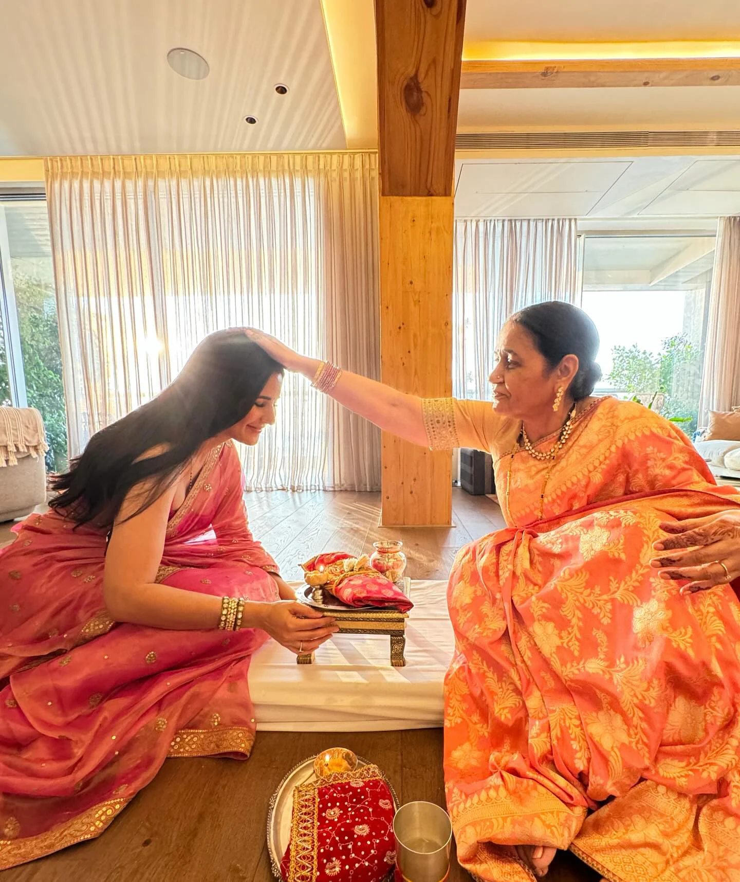 Katrina Kaif Karva Chauth Celebrations with Family