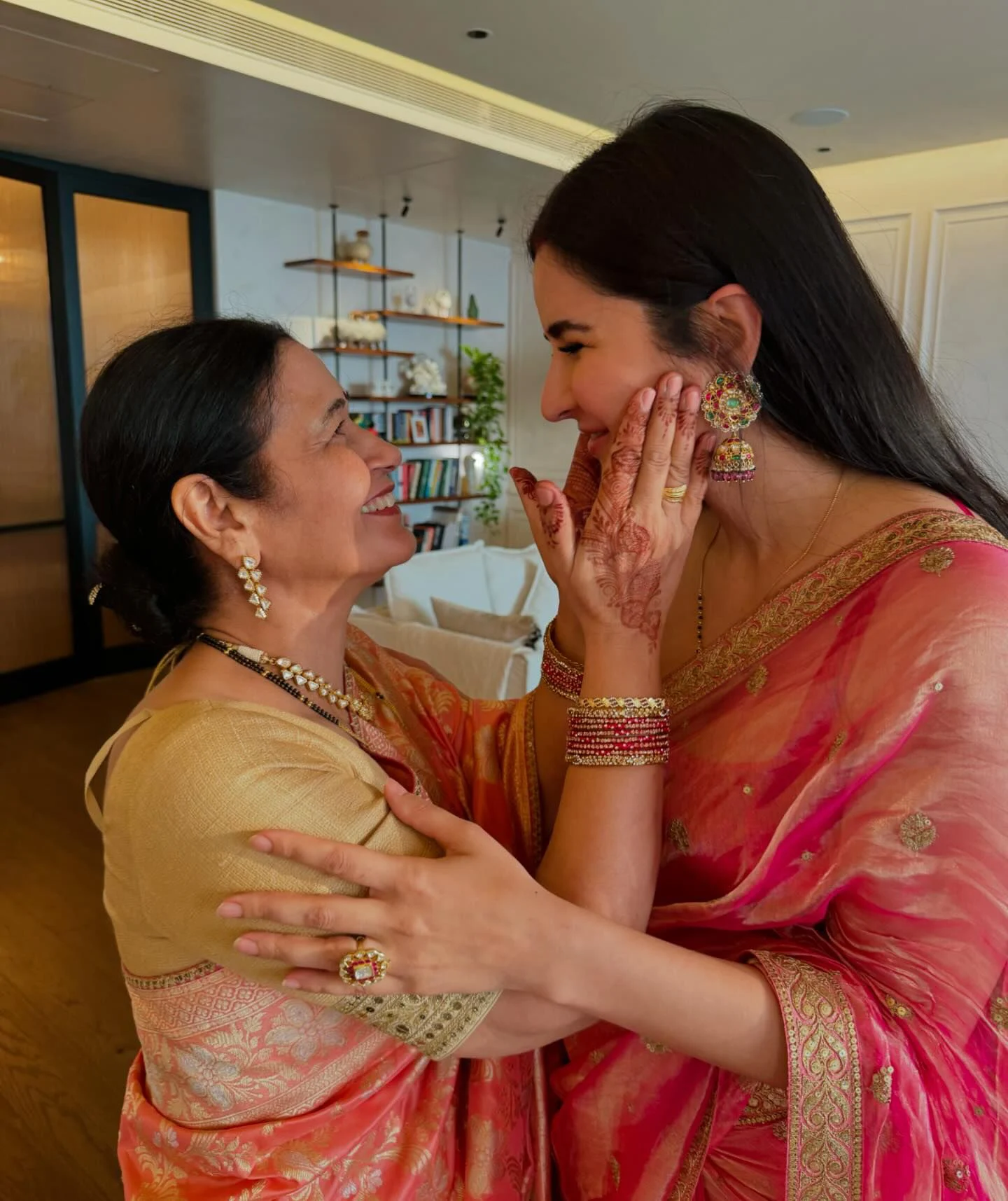 Katrina Kaif Karva Chauth Celebrations with Family