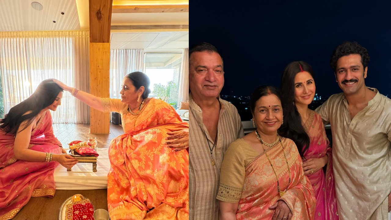 Katrina Kaif : ఫ్యామిలీతో కలిసి కత్రినా కైఫ్ కర్వా చౌత్ వేడుకలు.. ఫొటోలు చూశారా..?