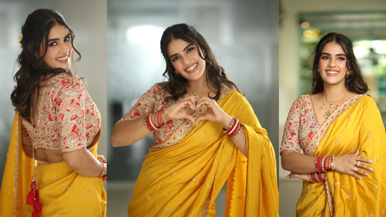 Kavya Thapar : చీరలో కావ్య థాపర్ కవ్వింతలు..