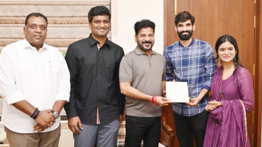 Kidambi Srikanth met cm revanth reddy to invite for his wedding
