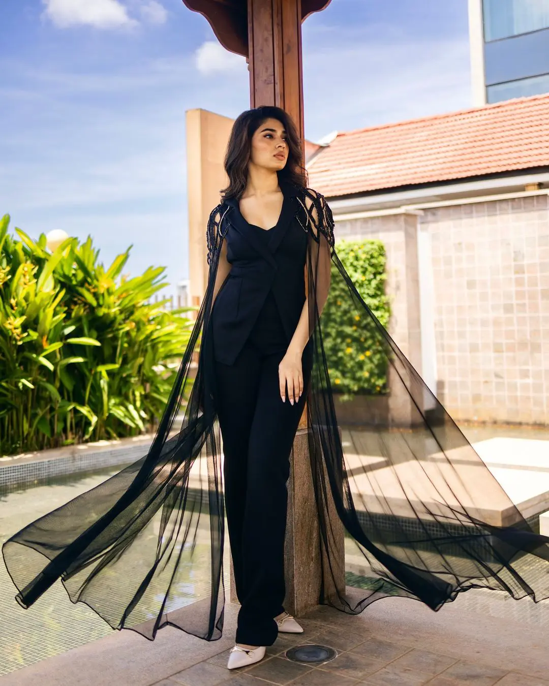 Krithi Shetty Stylish Looks in Black Dress