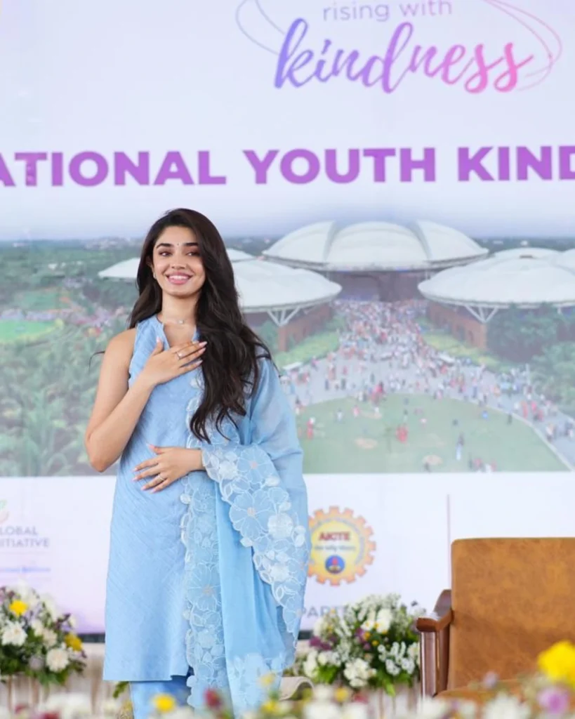 Krithi Shetty Participated in international youth kindness conference Event 