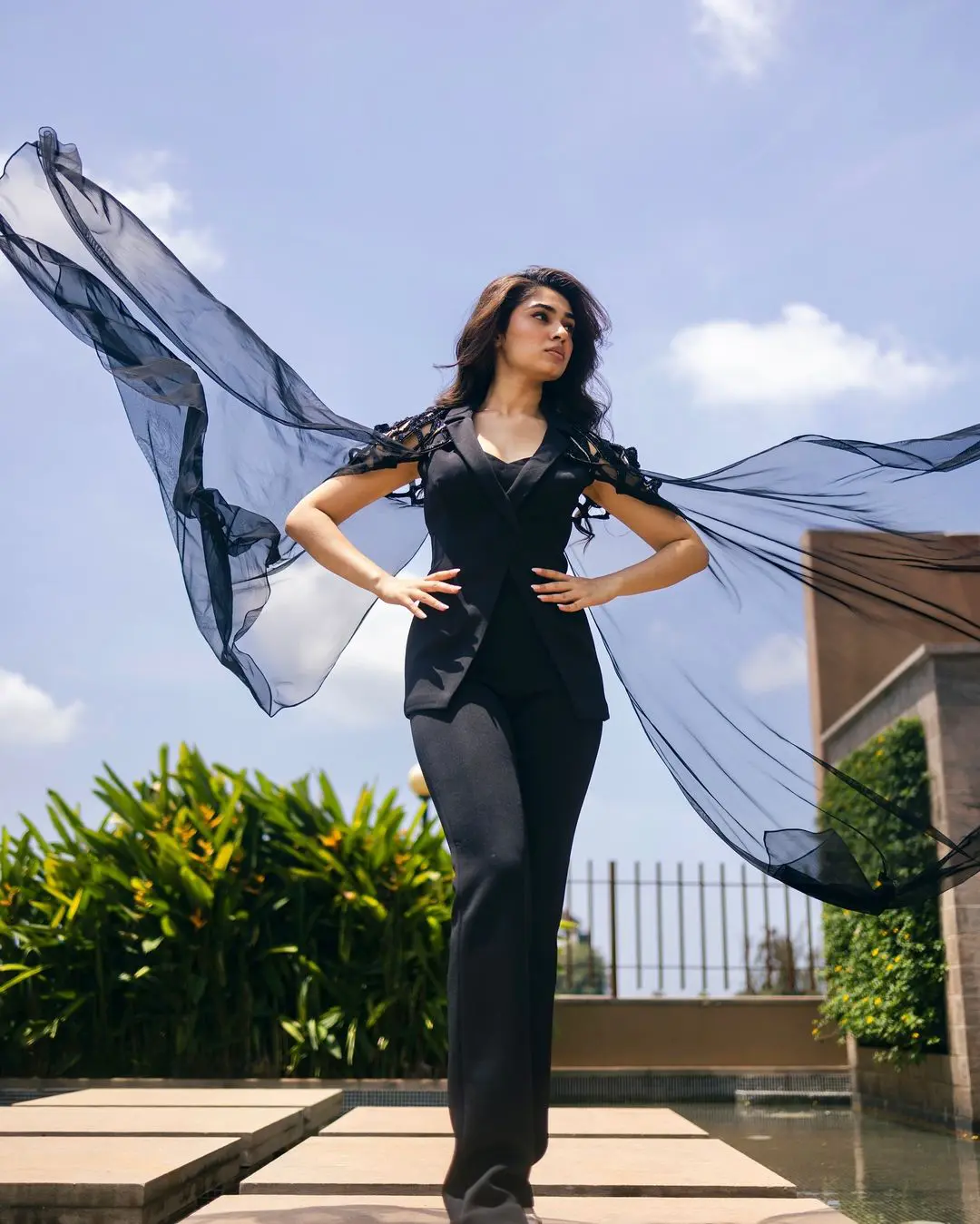 Krithi Shetty Stylish Looks in Black Dress