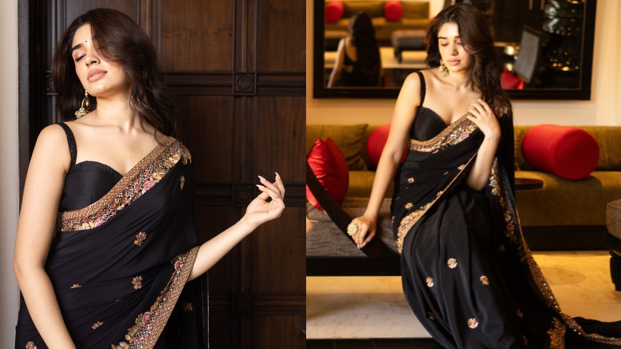 Krithi Shetty : నలుపు చీరలో కృతిశెట్టి నగుమోము అందాలు..