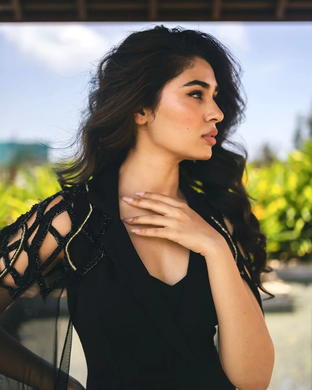 Krithi Shetty Stylish Looks in Black Dress