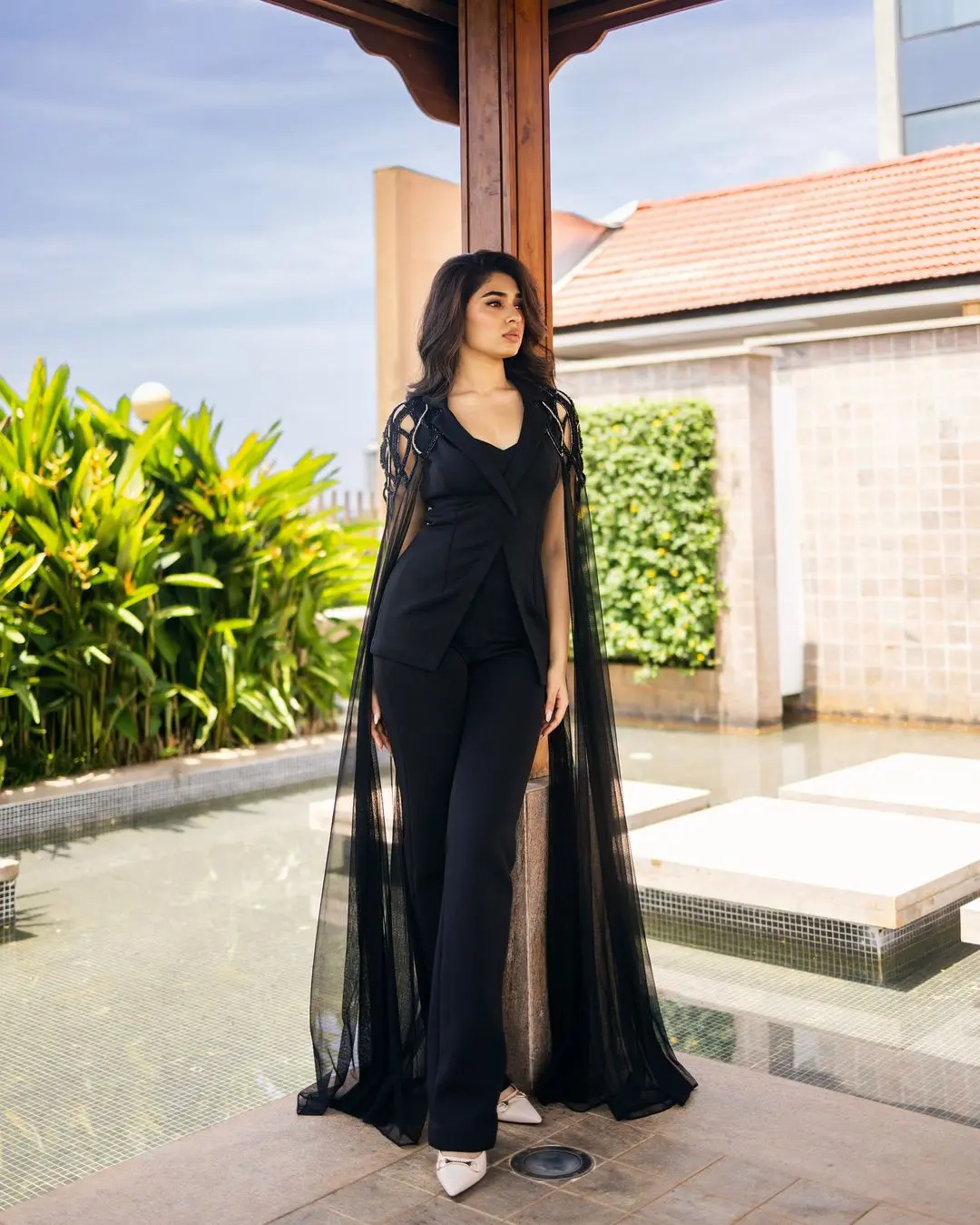Krithi Shetty Stylish Looks in Black Dress
