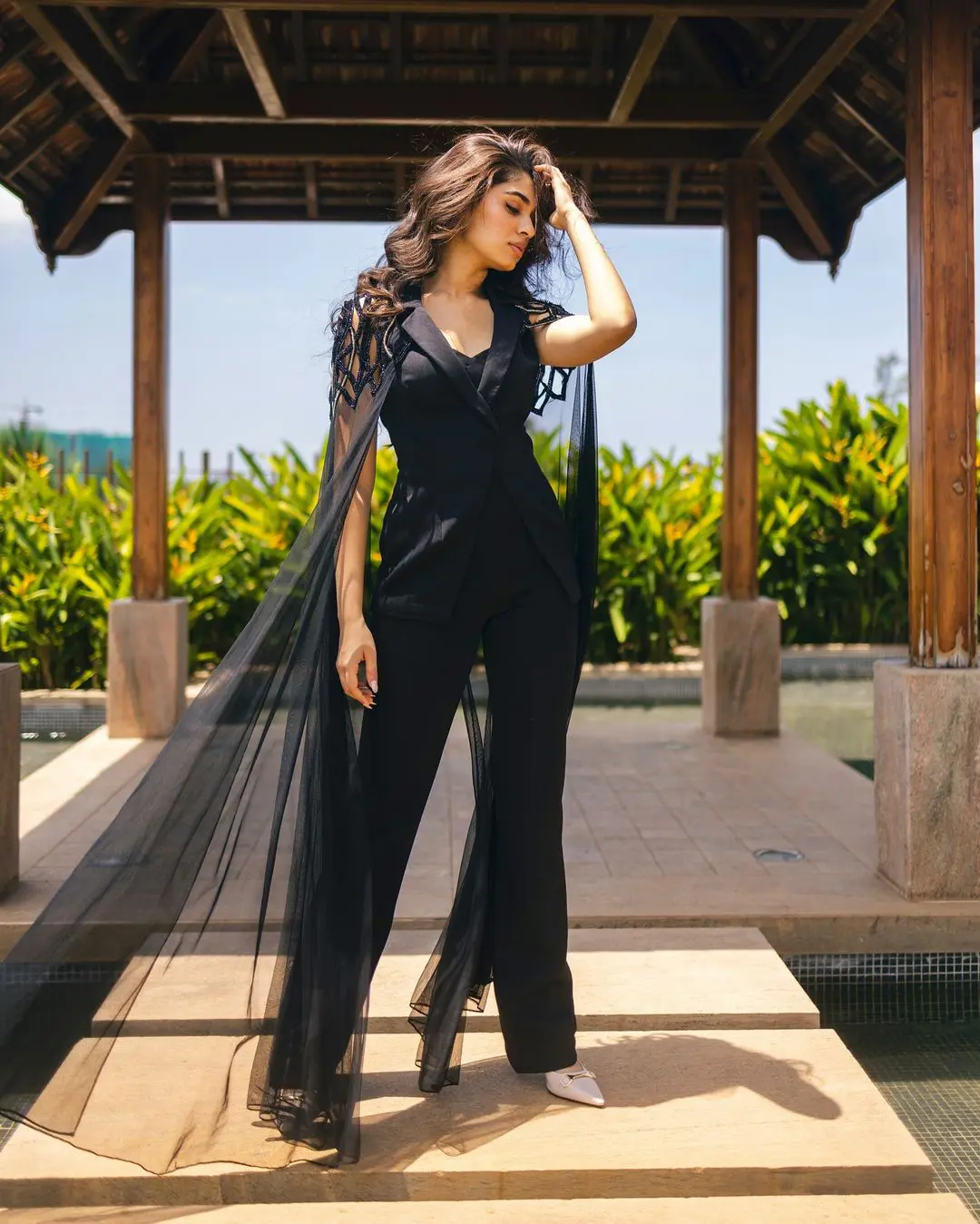 Krithi Shetty Stylish Looks in Black Dress