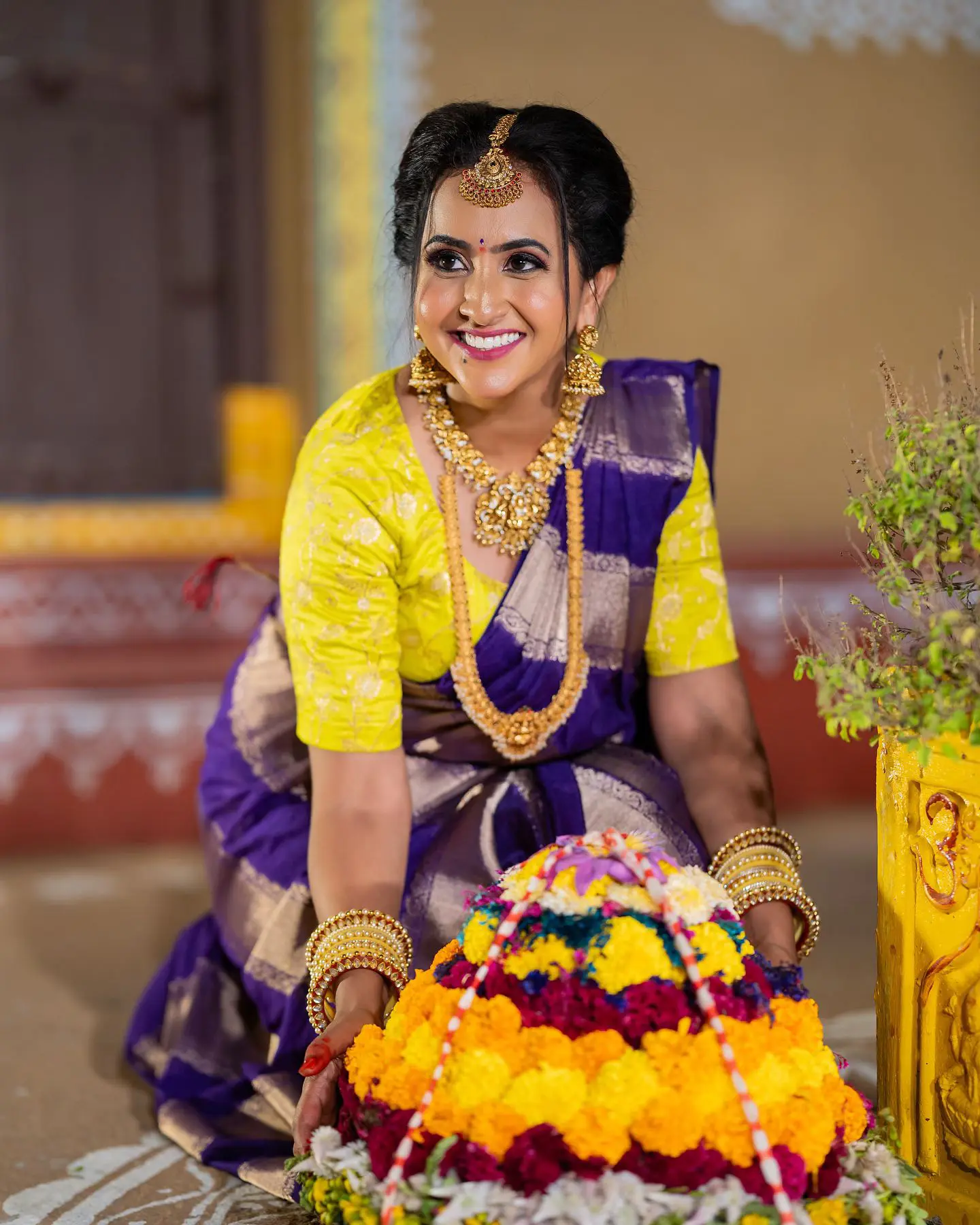 Lasya Manjunath Bathukamma Celebrations Photos