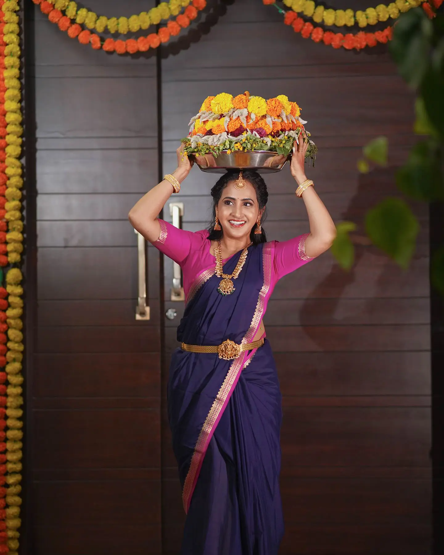 Lasya Manjunath Bathukamma Celebrations Photos