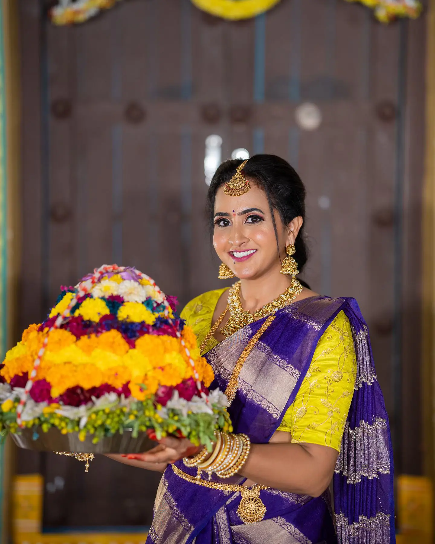 Lasya Manjunath Bathukamma Celebrations Photos