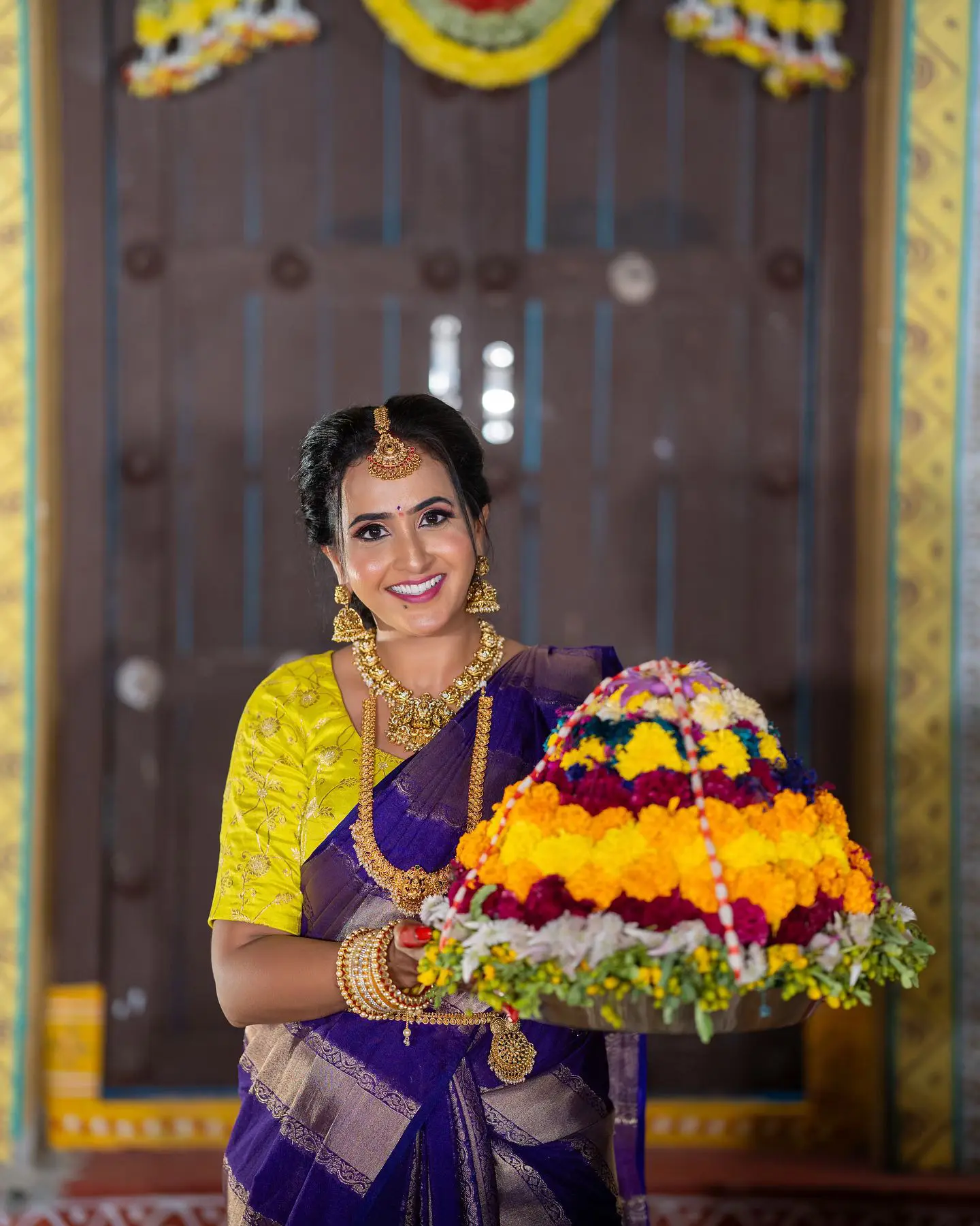 Lasya Manjunath Bathukamma Celebrations Photos