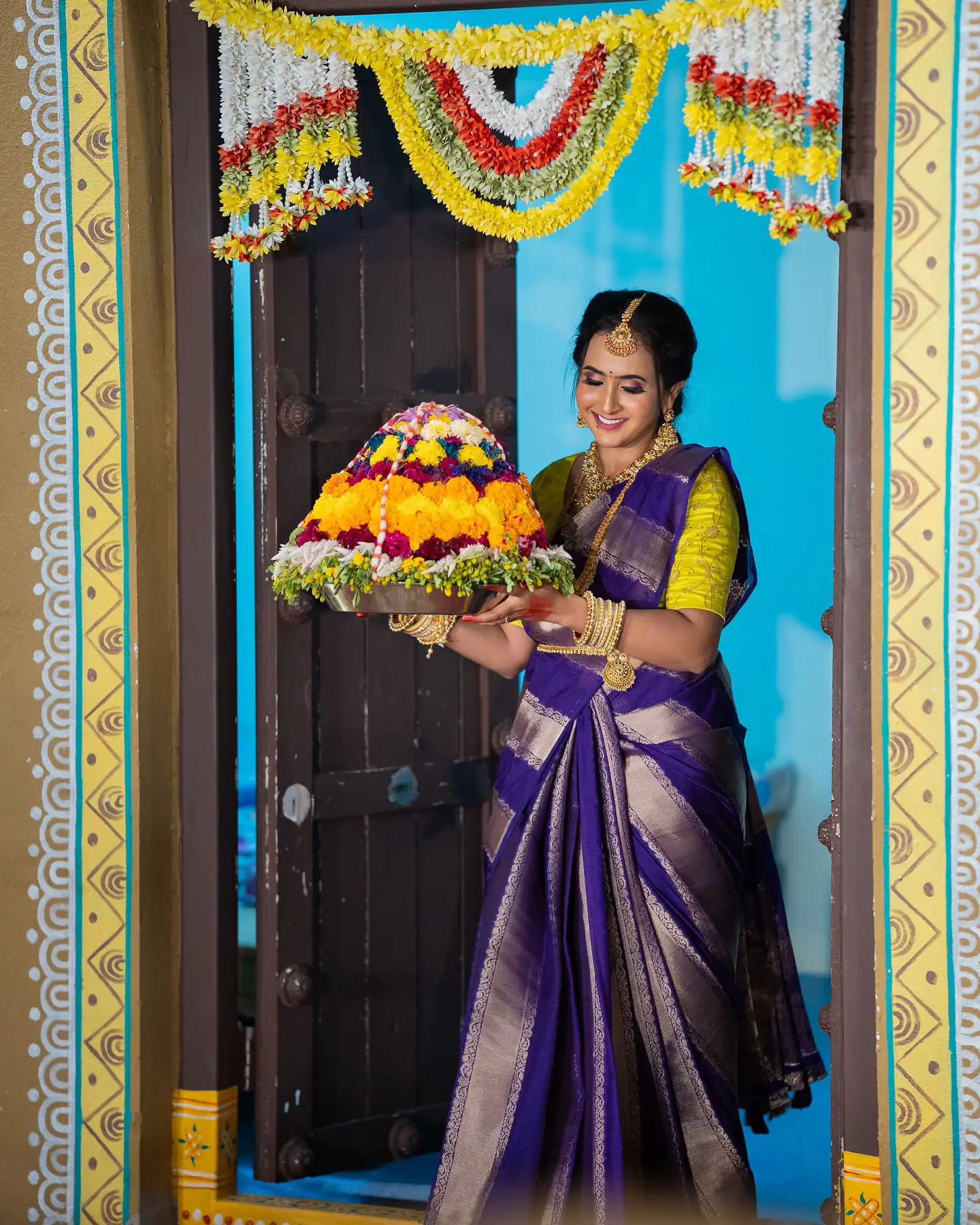 Lasya Manjunath Bathukamma Celebrations Photos