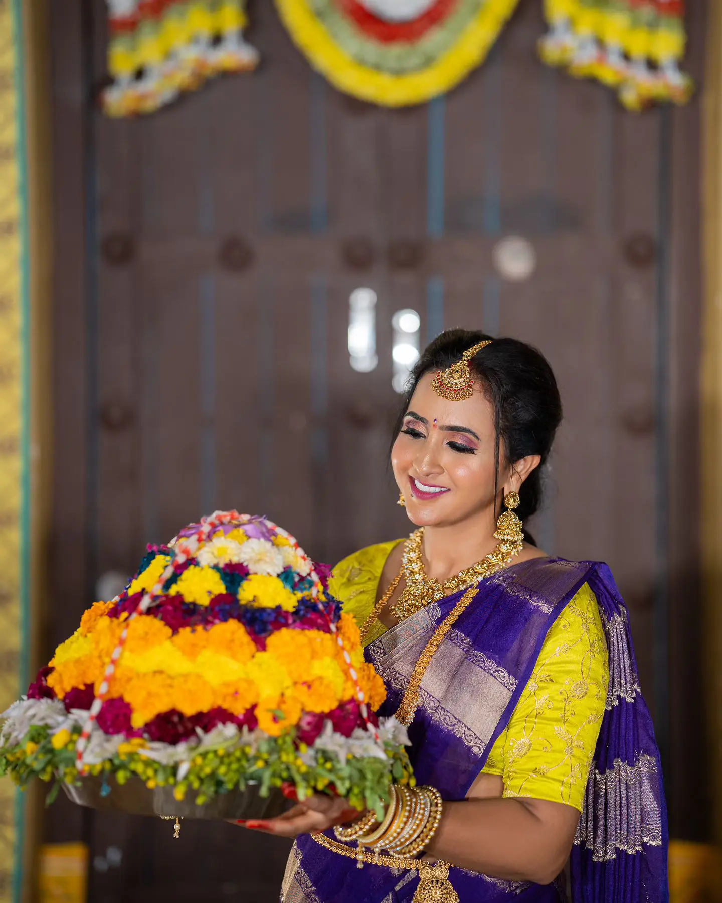 Lasya Manjunath Bathukamma Celebrations Photos
