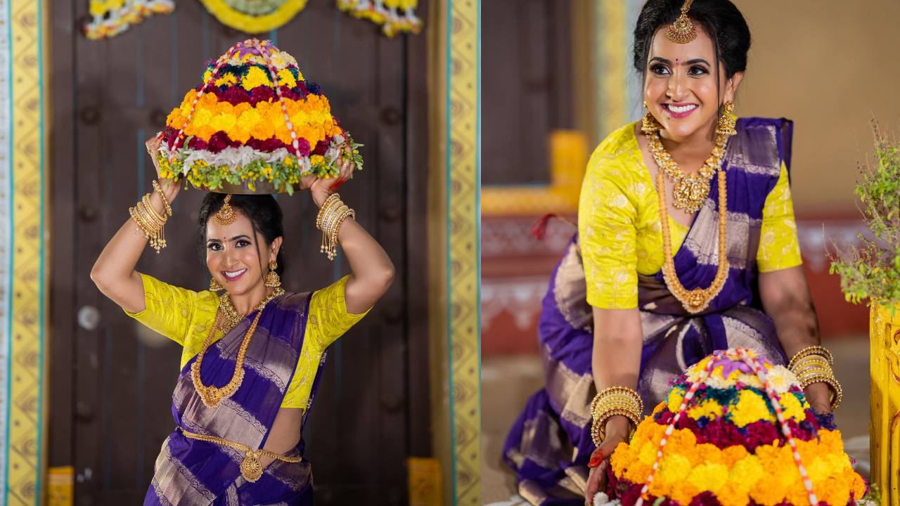 Lasya Manjunath : యాంకర్ లాస్య బతుకమ్మ వేడుకలు.. ఫొటోలు చూశారా..?