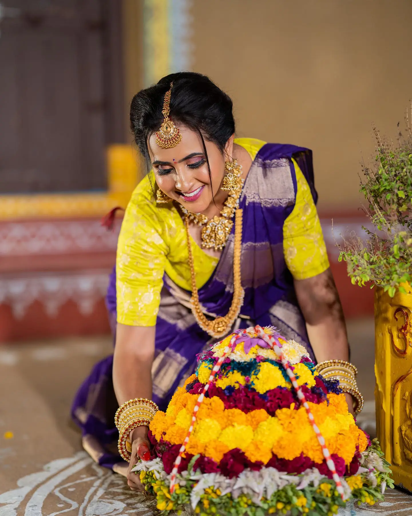 Lasya Manjunath Bathukamma Celebrations Photos